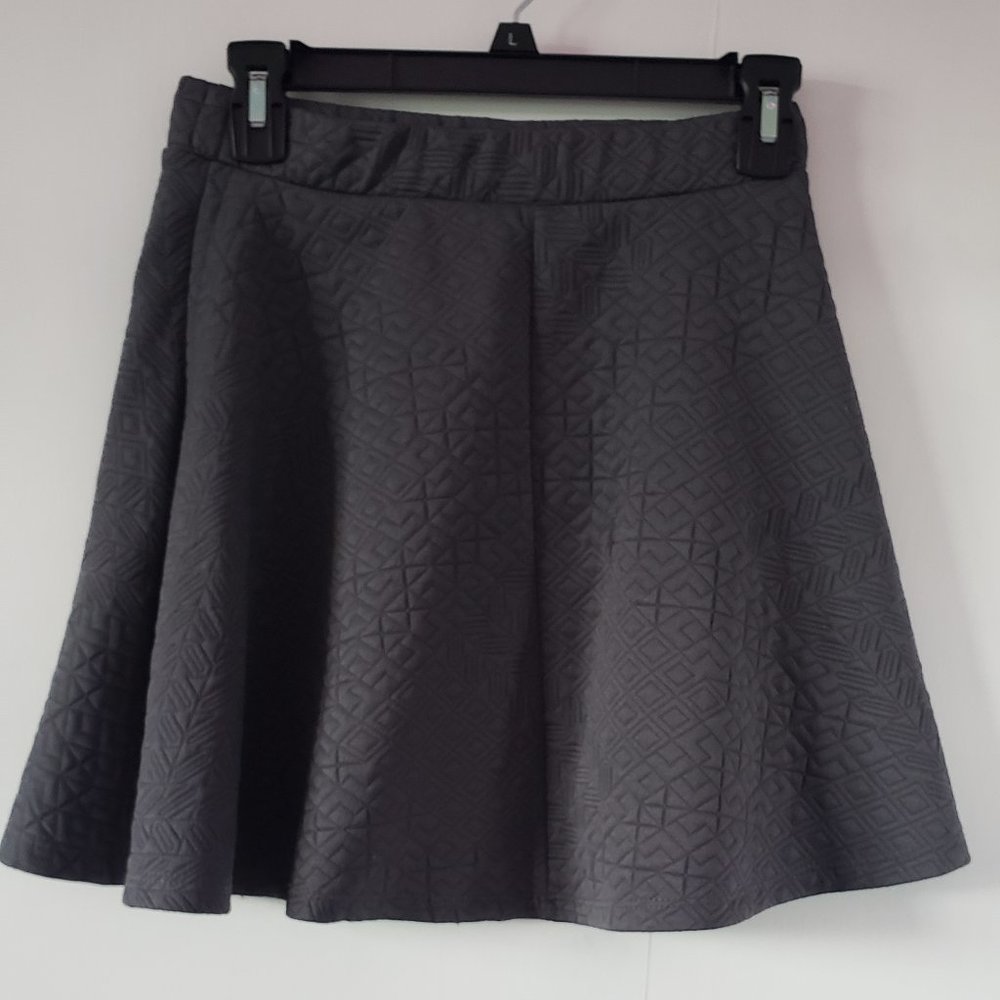 Grey Skater Skirt